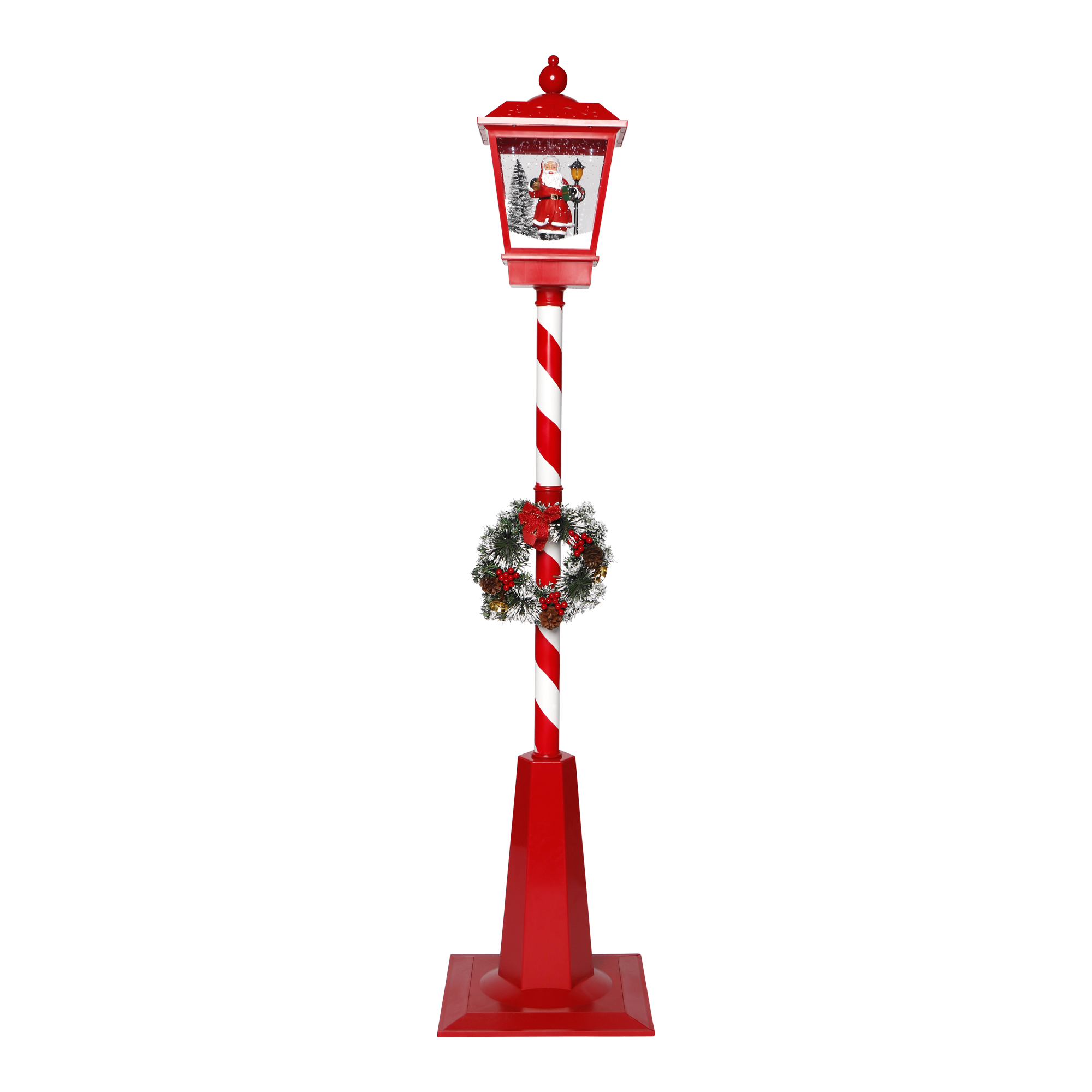 vianočn&aacute; animovan&aacute; lampa červena